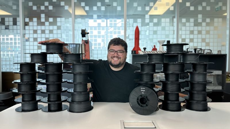 3D Promakim using Drywise to dry Onyx material for Markforged