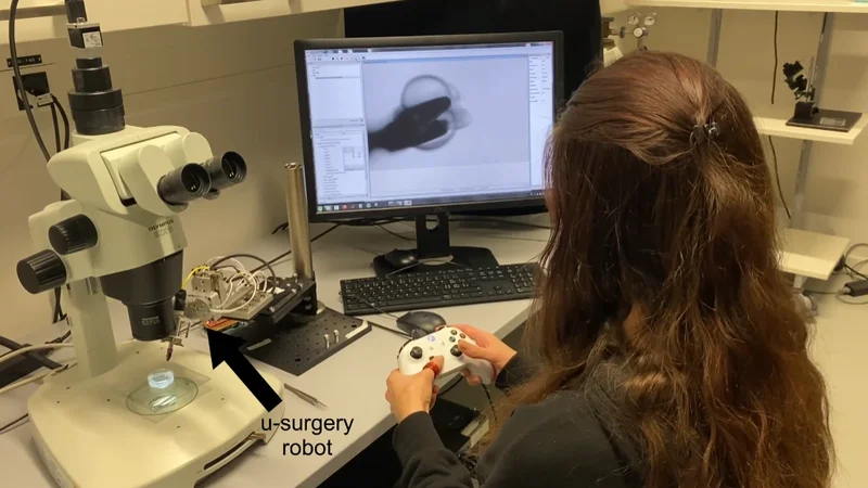 A robotic microsurgeon reveals how embryos grow