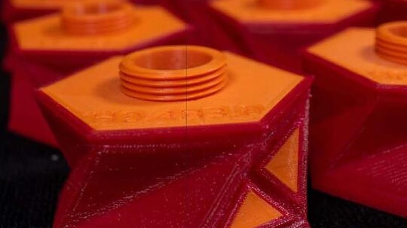 An extra node (yellow) that pops in or out if a certain amount of negative or positive pressure is supplied gives this origami-inspired building block bistability. By combining these building blocks, researchers built an actuator that can bend, twist and move in complex, distinct ways from a single source of pressure. (Credit: Bertoldi Lab/Harvard SEAS)  