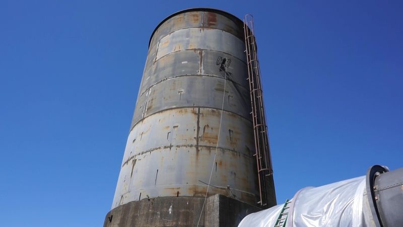 SKYRON inspecting tower