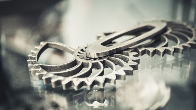 Object printed in laser sintering machine