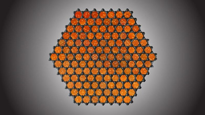 The Hone lab at Columbia Engineering created over 100 identical graphene samples with their oxygen-free chemical vapor deposition method. Credit: Jacob Amontree & Christian Cupo