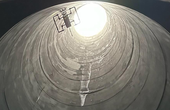 First non-entry ultrasonic testing (UT) inspection in a confined space using an aerial robot
