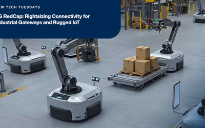 5G RedCap: Rightsizing Connectivity for Industrial Gateways and Rugged IoT