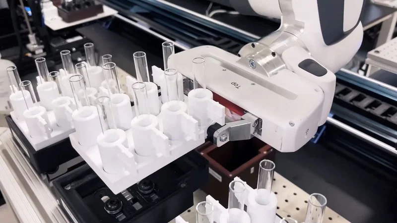 Better battery manufacturing: Robotic lab vets new reaction design strategy