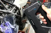 Designing a custom motorcycle with a 3D scanner