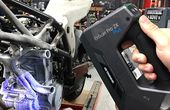 Designing a custom motorcycle with a 3D scanner