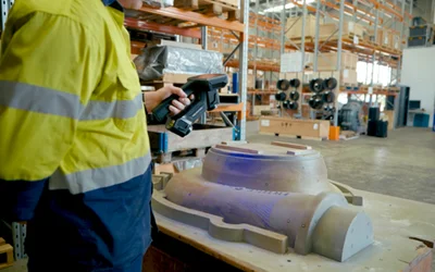 How 7D Team Uses 3D Laser Scanning to Keep Mining Heavy-Duty Components on Track