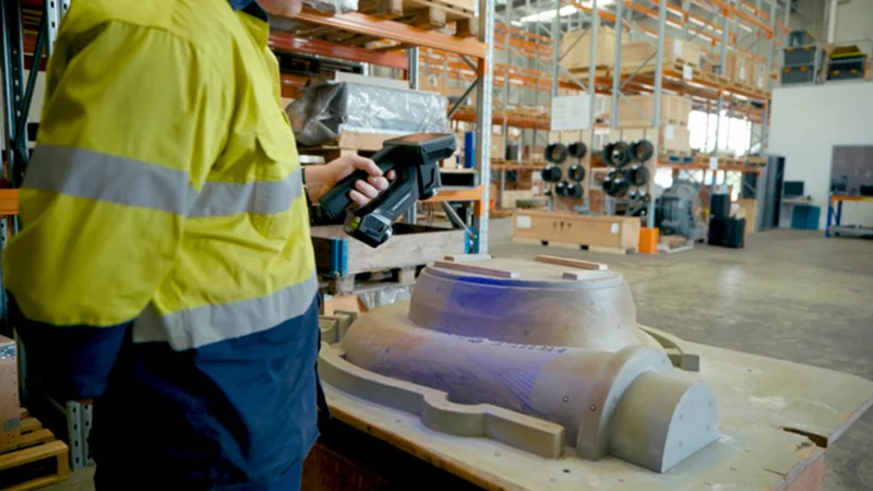 How 7D Team Uses 3D Laser Scanning to Keep Mining Heavy-Duty Components on Track