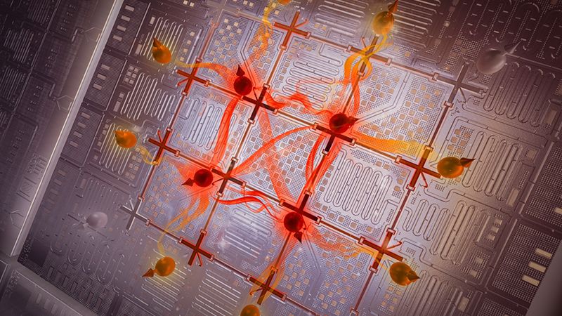 Scientists tune the entanglement structure in an array of qubits