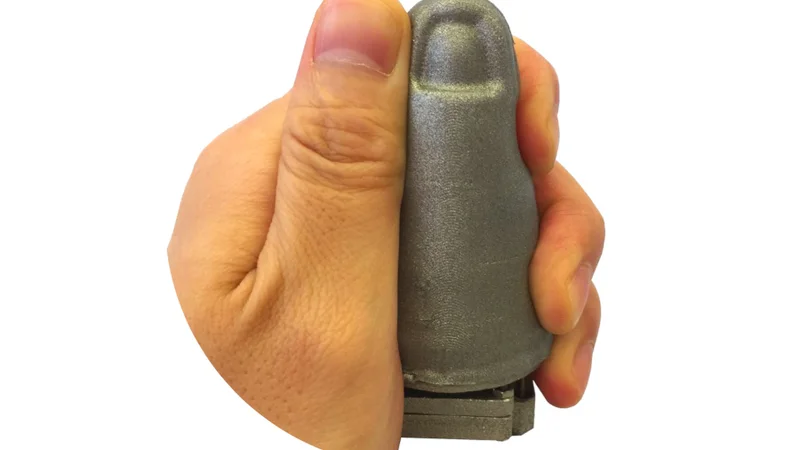 Designed to mimic the appearance of the human thumb, and boasting a highly-sensitive "fovea" at the nail, this low-cost approach to electronic skin shows promise.