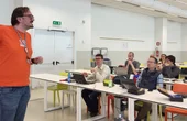 Inside EchoGlow: Building On-Device AI with the Arduino® UNO™ Q board at Hackaday Europe