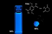 Displays, imaging and sensing: New blue fluorophore breaks efficiency records in both solids and solutions