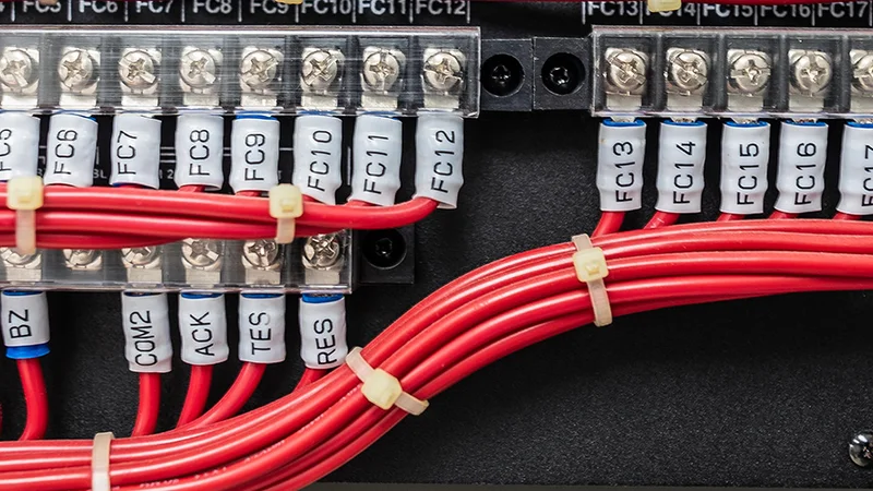 Control Panel Wiring Colour Codes