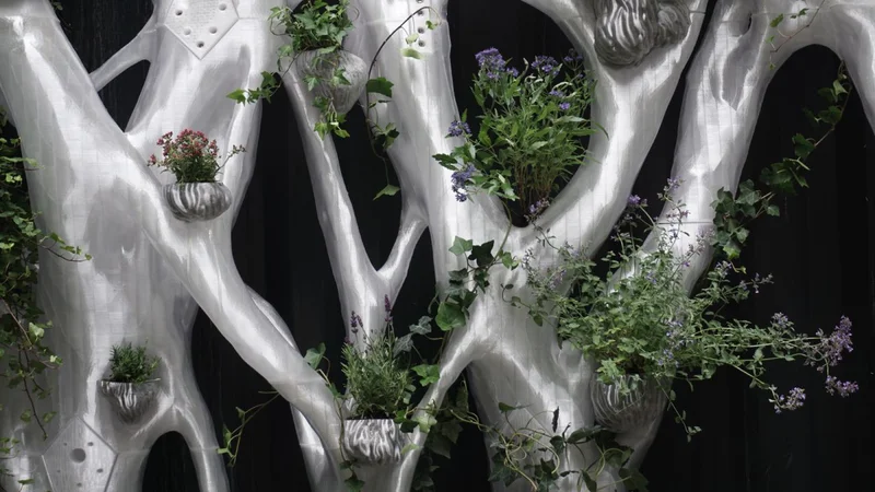 Green Wall Developed with Generative Design 
