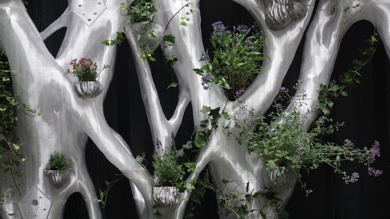 Green Wall Developed with Generative Design 
