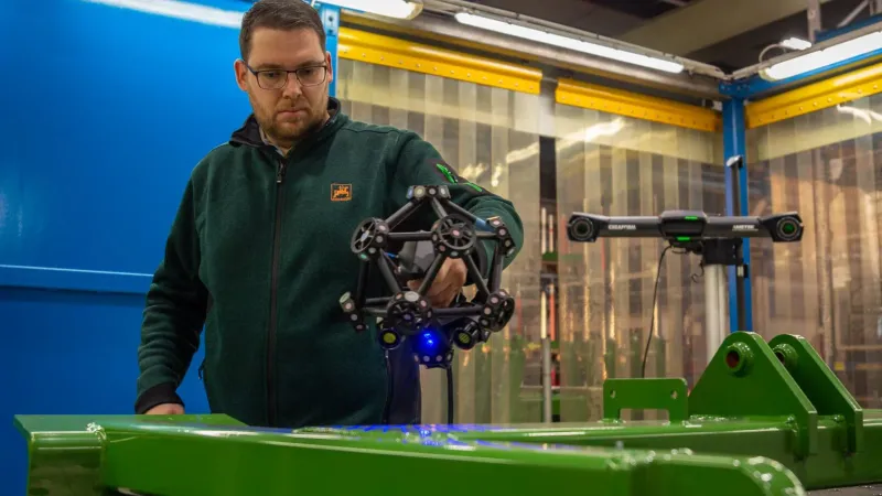 Using the MetraSCAN 3D has been a game-changer for Amazone’s quality control.
