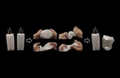 Woven metamaterials inspired by baskets for stiff, resilient robots