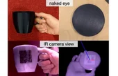 Invisible machine-readable labels that identify and track objects