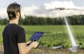 Using diamonds to recharge civilian drones in flight