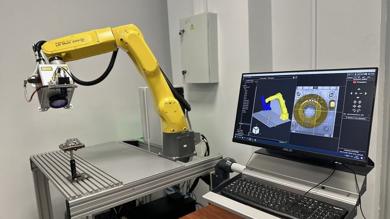 The robot laser complex. Photo courtesy of Evgeniy Shamshin