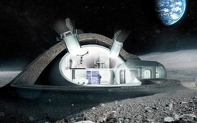 3D Printed Architecture In Space: 3D Printing On The Moon