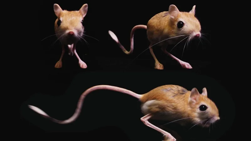 IMAGE:  The jerboa - a bipedal desert rodent native to North Africa and Central Asia. Credit: Christian Baker