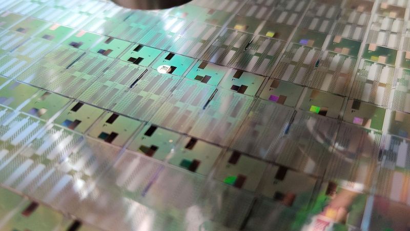 Chips on silicon wafers. Credit: ©Universal Quantum Deutschland GmbH