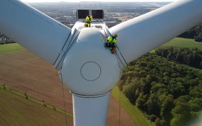 At lofty heights: 3D Scan of a wind turbine blade