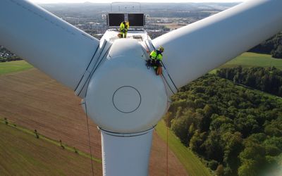 At lofty heights: 3D Scan of a wind turbine blade