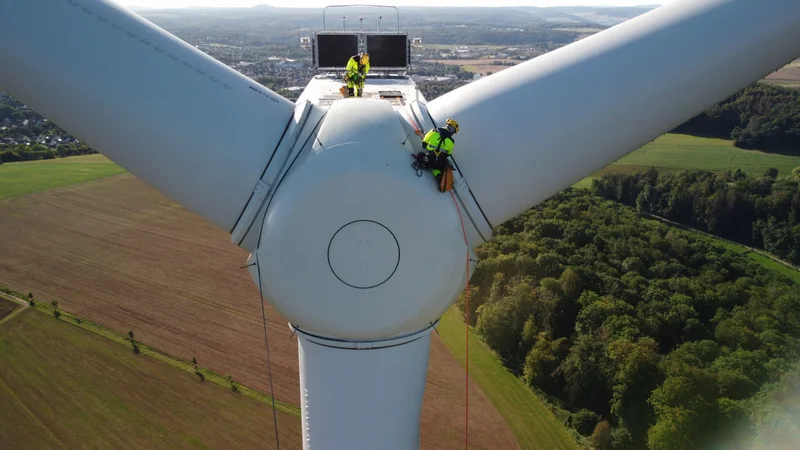 At lofty heights: 3D Scan of a wind turbine blade