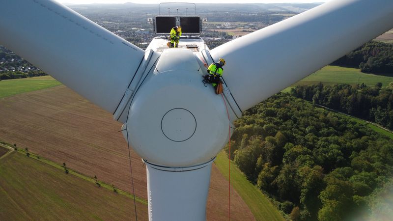 At lofty heights: 3D Scan of a wind turbine blade