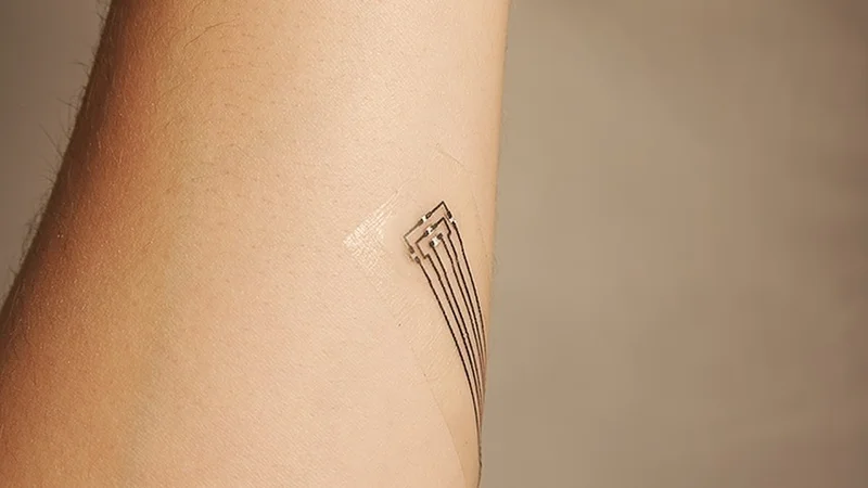 The ultrathin tattoos can be applied and removed easily with water, similar to deorative, temporary tattoos.
