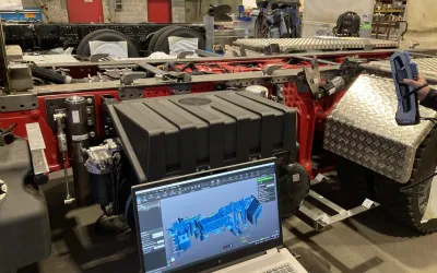 Vehicle manufacturing company uses 3D scanners to increase design quality and optimize engineering times
