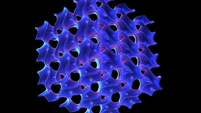 The gyroid structure was discovered in 1970 by a NASA scientist