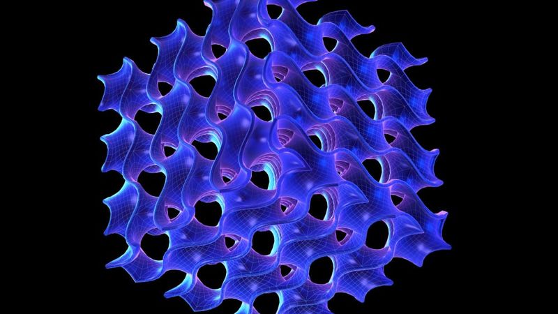 The gyroid structure was discovered in 1970 by a NASA scientist