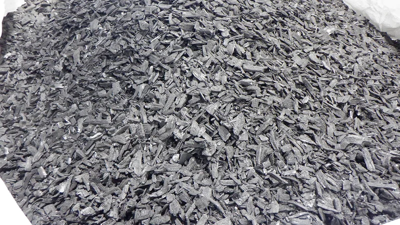 Biochar comprises organic waste material and is made by pyrolysis, a process that involves heating the organic material in a limited oxygen environment.  Credit: Penn State. All Rights Reserved.