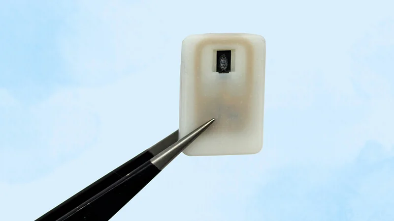 A new implantable device carries a reservoir of glucagon that can be stored under the skin and could save diabetes patients from dangerously low blood sugar. Image: Courtesy of the researchers