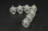 Robots made of linked particle chains