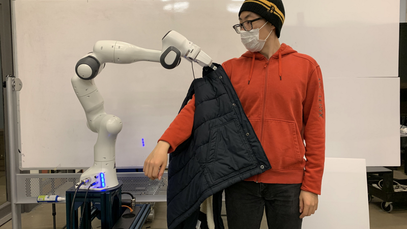Podcast: Climate Change AI, Robots Getting You Dressed, Drones Evacuating Nursing Homes