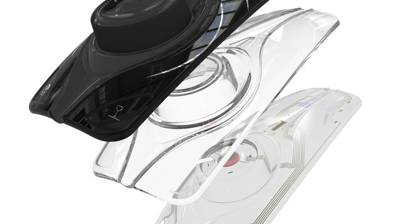 Complex 3D Electronic Shapes with Particle-Free Inks