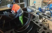 3D scanning of a steam turbine