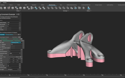 Topology Optimization Additive Manufacturing Constraints in nTopology