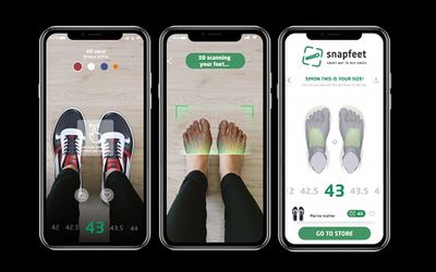 Computer vision for virtual footwear fitting and shoe size suggestion