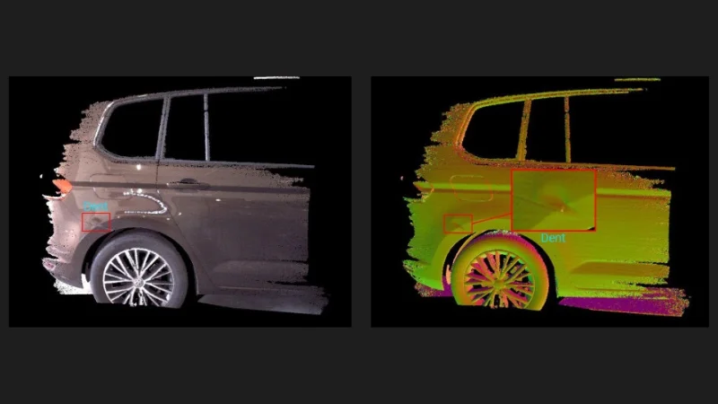 Automated inspection of cars