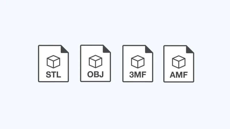 3D Printing File Formats Compared: STL, AMF, 3MF and OBJ