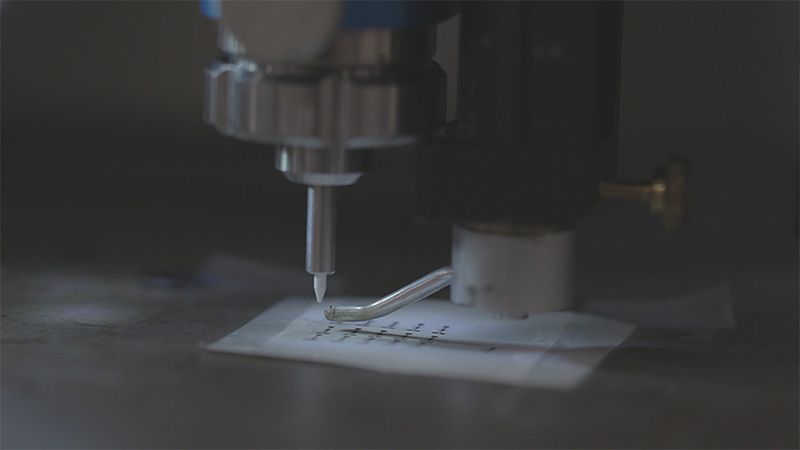 Fully Recyclable Printed Electronics Ditch Toxic Chemicals for Water