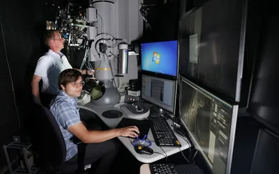 A dual ion beam tests new steel under fusion energy-producing conditions