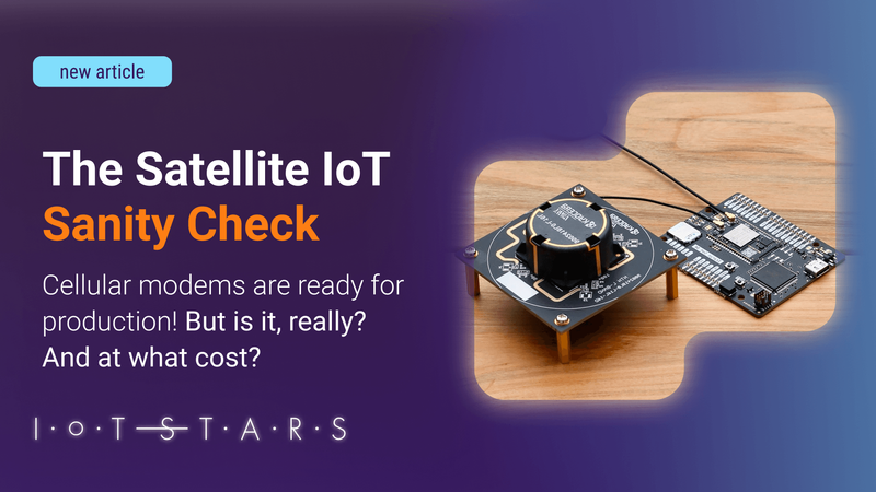 The Satellite IoT Sanity Check