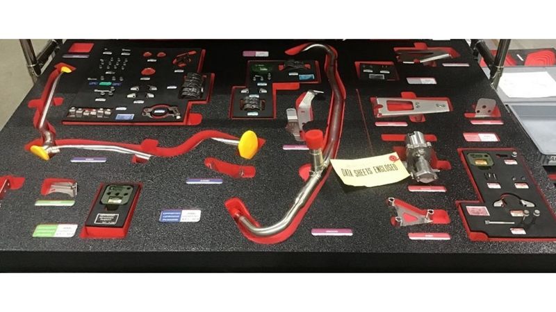 Example of a kitting tray